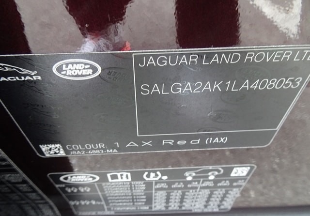 LAND ROVER RANGE ROVER VOGUE 2020