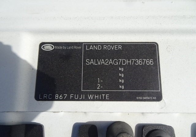 LAND ROVER ROVER RANGE ROVER EVOQUE PRESTIGE 2013/1